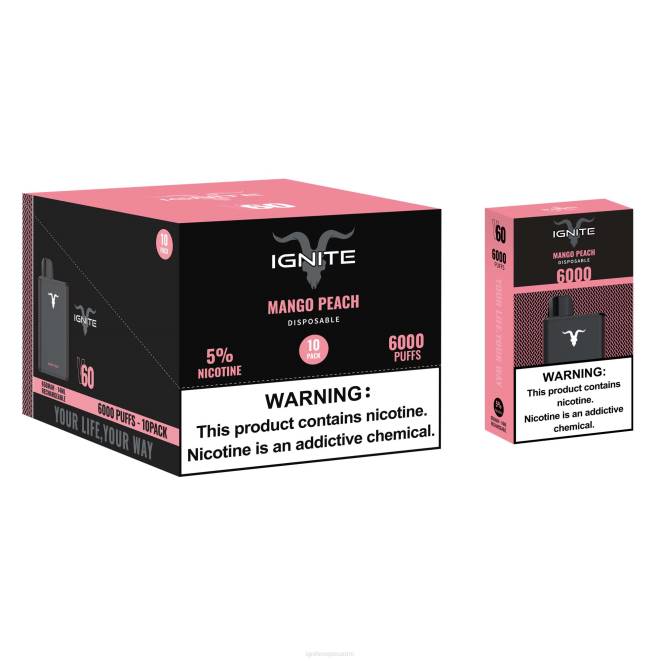 IGNITE V60 vape kynä 10 kpl pakkaus - IGNITE Nicotine Vape Reviews ZJRL18 rypäleen jäätä