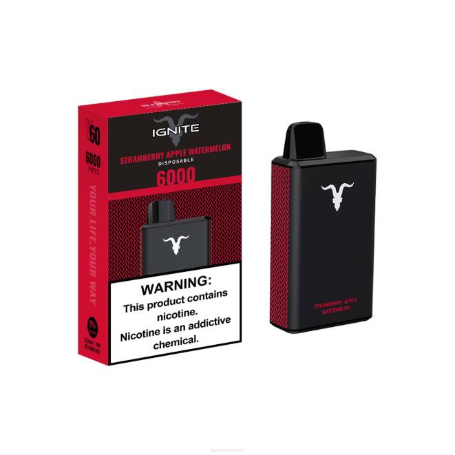 IGNITE V60 vape kynä - Best IGNITE Flavors ZJRL36 mansikka omena vesimeloni