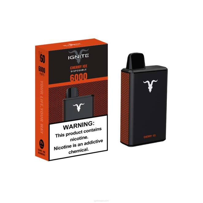 IGNITE V60 vape kynä - IGNITE Vape Suomi ZJRL31 kirsikka jää