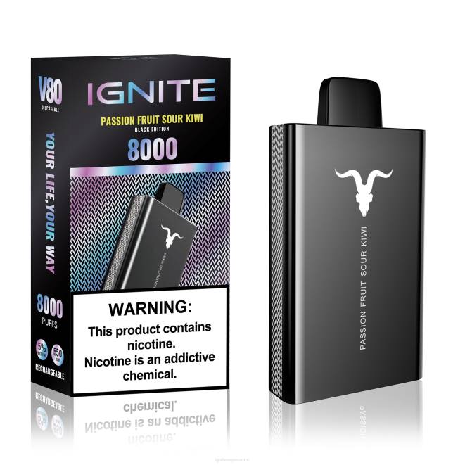 IGNITE V80 vape kynä - IGNITE Disposable Vape ZJRL44 rypäleen jäätä