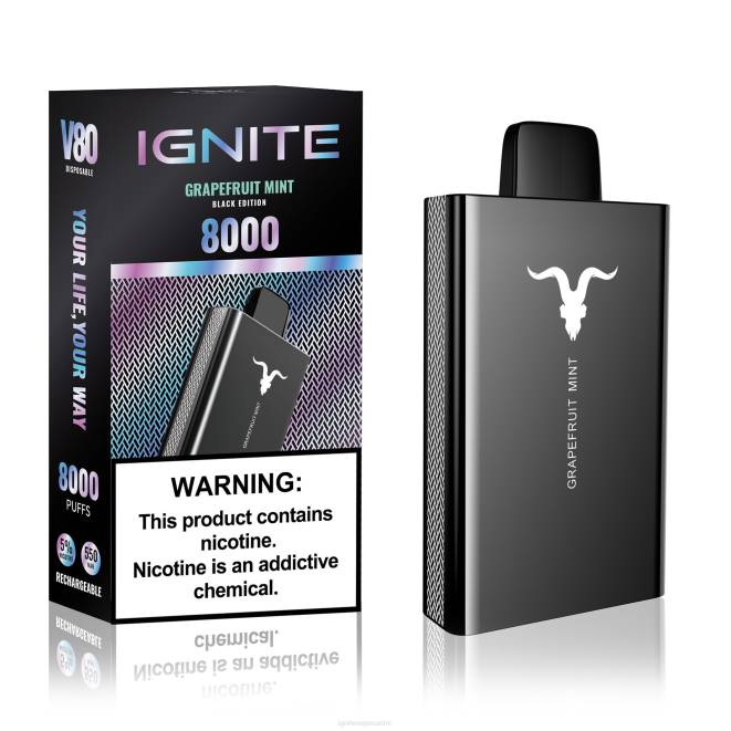 IGNITE V80 vape kynä - IGNITE Vape Reviews ZJRL45 greippi minttu