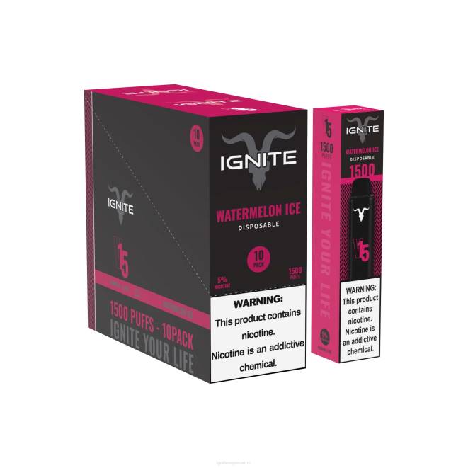 IGNITE V15 vape kynä 10 kpl pakkaus - Best IGNITE Flavors ZJRL96 sininen razz-jää