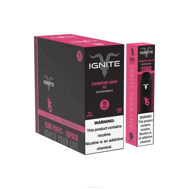 IGNITE V15 vape kynä 10 kpl pakkaus - IGNITE Vape Suomi ZJRL11 banaani jää