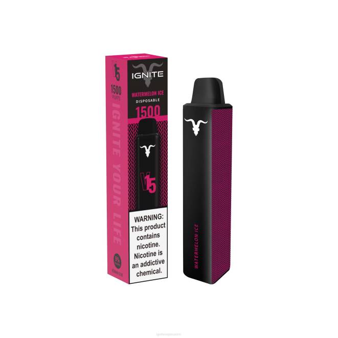 IGNITE V15 vape kynä - IGNITE Disposable Vape Review ZJRL117 vesimeloni jäätä