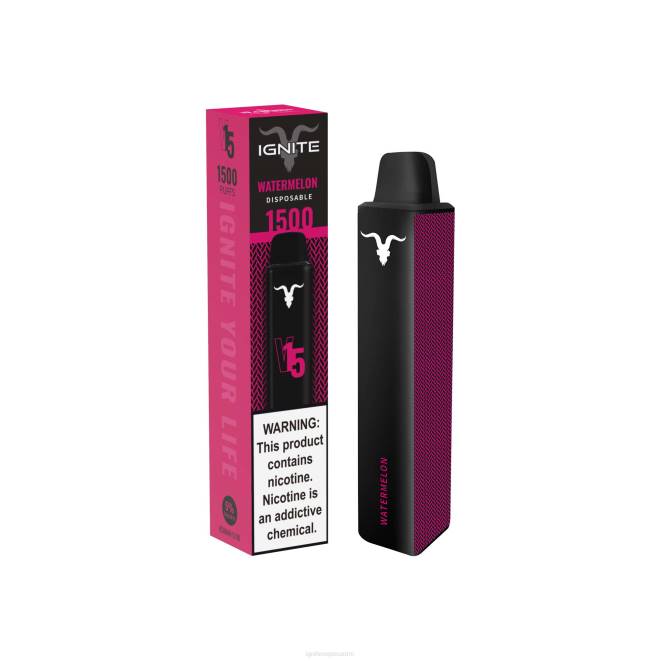 IGNITE V15 vape kynä - IGNITE Disposable Vape Review ZJRL117 vesimeloni jäätä