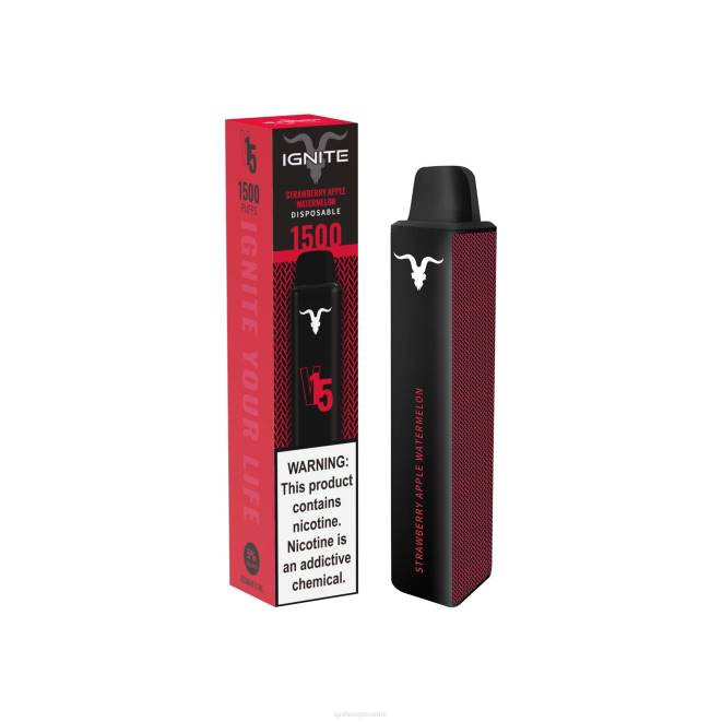 IGNITE V15 vape kynä - IGNITE Vape Reviews ZJRL115 mansikka omena vesimeloni