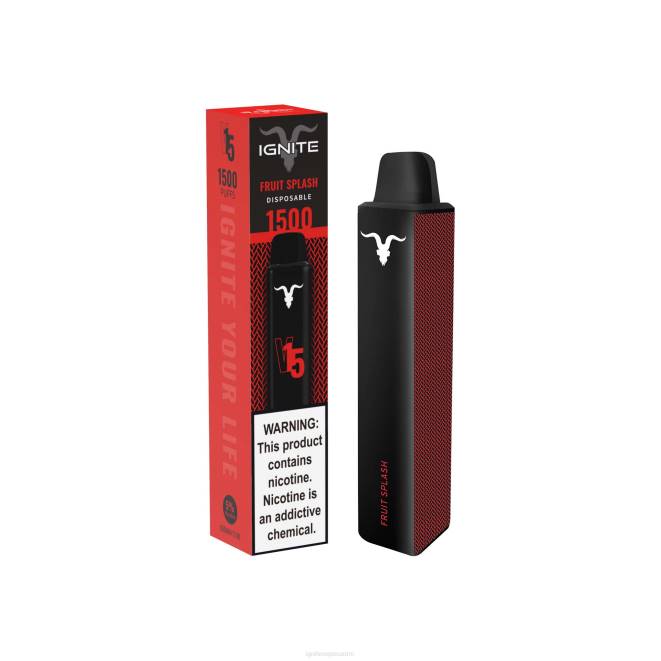 IGNITE V15 vape kynä - IGNITE Vape Suomi ZJRL111 hedelmäroiskeet