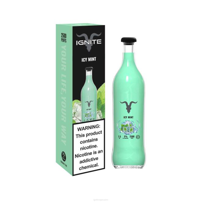 IGNITE V25 vape kynä - IGNITE Disposable Vape ZJRL14 jäinen minttu