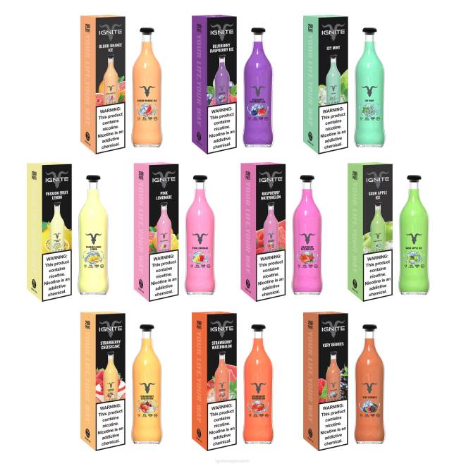 IGNITE V25 vape kynä - IGNITE Nicotine Vape Reviews ZJRL118 hapan omenajää