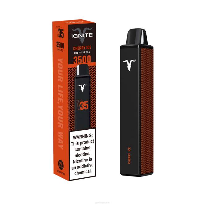 IGNITE V35 vape kynä - IGNITE Disposable Vape Review ZJRL137 mansikka omena vesimeloni
