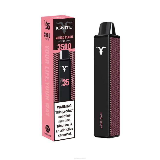 IGNITE V35 vape kynä - IGNITE Disposable Vape Review ZJRL137 mansikka omena vesimeloni
