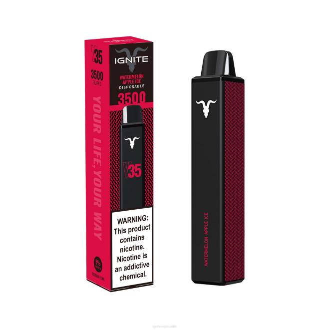 IGNITE V35 vape kynä - IGNITE Vape Europe ZJRL140 vesimeloni omenajäätä